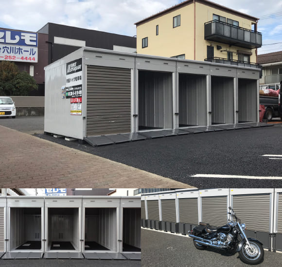 底地をバイクパークにした現地写真